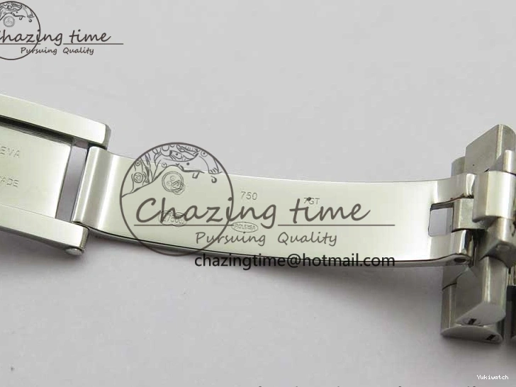 Bracelet Dial Fluted A2813 Markers Day SS Date 40mm Maker Bezel Best On SS Edition BP Arabic Blue 0727